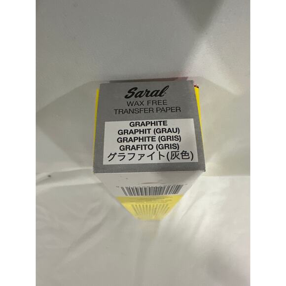 Two Rolls- Saral Paper Corp Wax Free Transfer Tracing Paper -Graphite and White - Picture 4 of 4